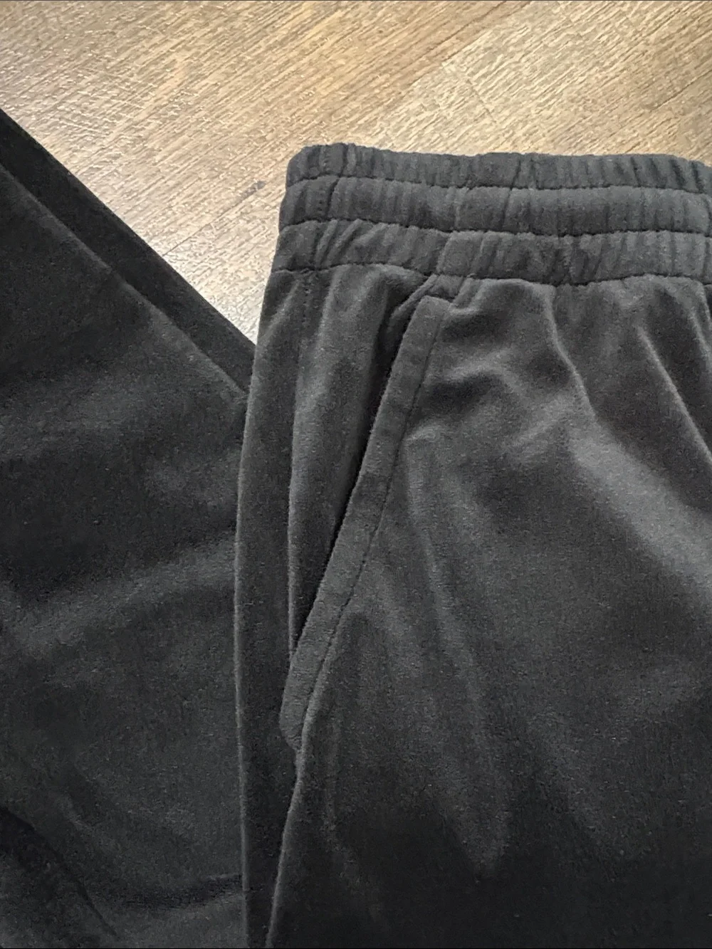 Nike Black Youth Velour Joggers